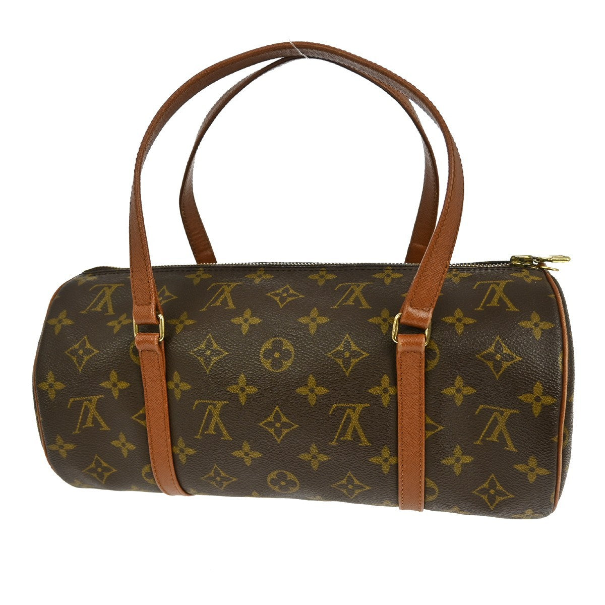Louis Vuitton Papillon Handbag Monogram Canvas Brown Canvas Handbag ( )