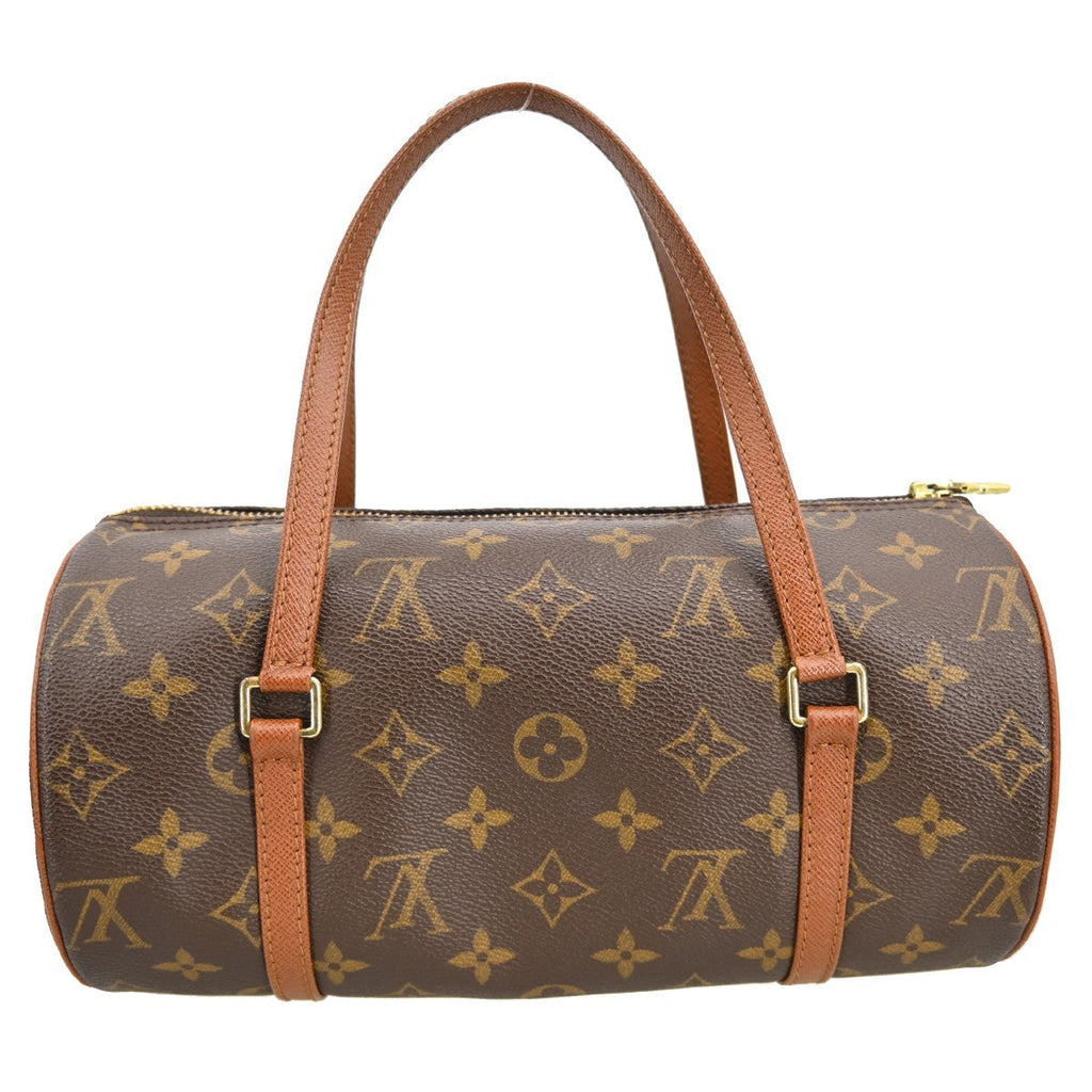 Louis Vuitton Papillon Handbag Monogram Canvas Brown Canvas Handbag ( )