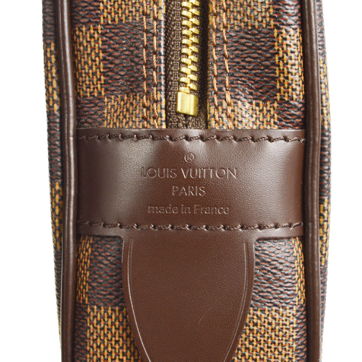 Louis Vuitton Porte-Documents Voyage Briefcase Damier Brown Canvas Briefcase Bag (Authentic  )