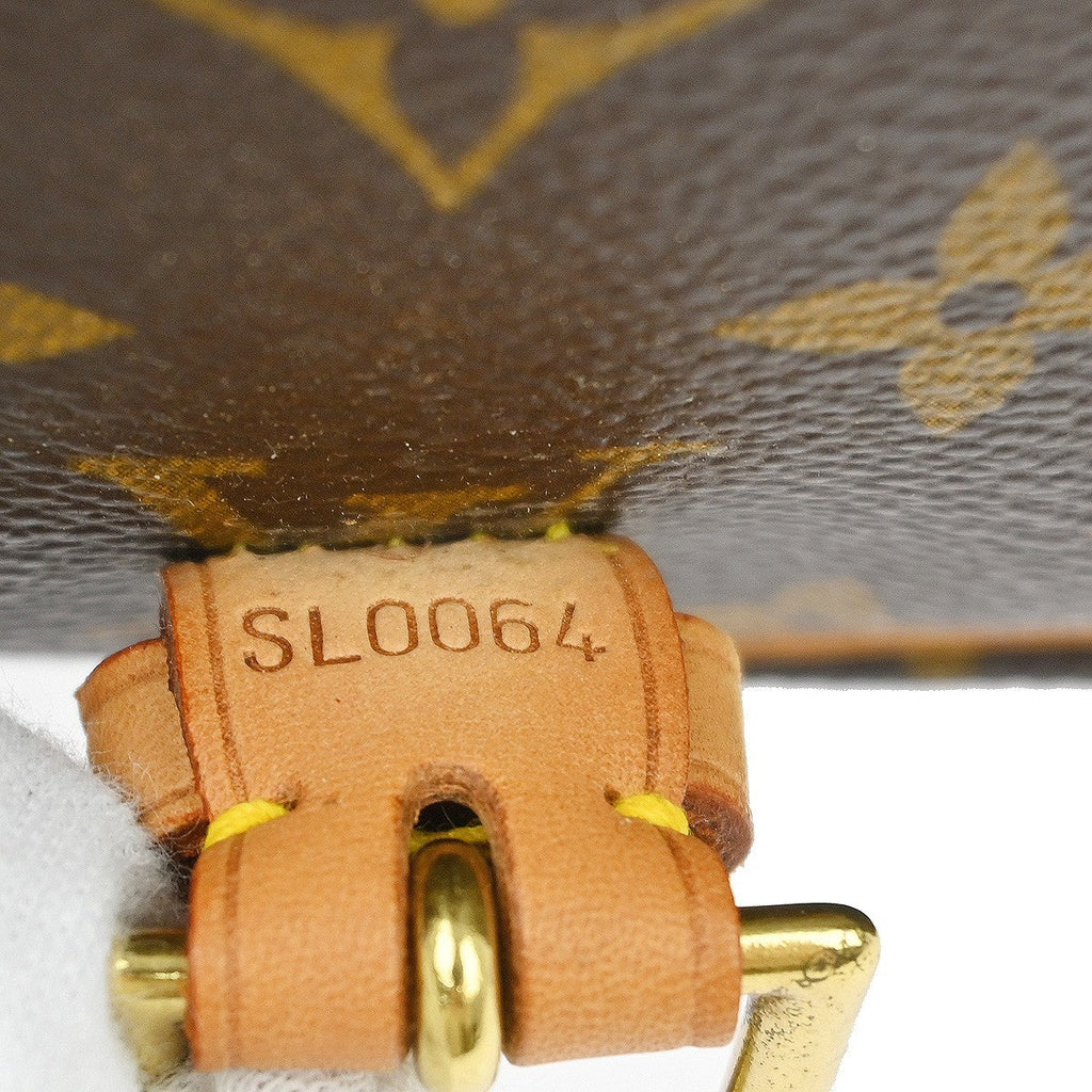 Louis Vuitton Sologne Handbag Monogram Canvas Brown Canvas Handbag ( )