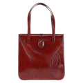 Cartier Happy Birthday Handbag Patent Leather Red Patent_Leather Handbag (Authentic  )