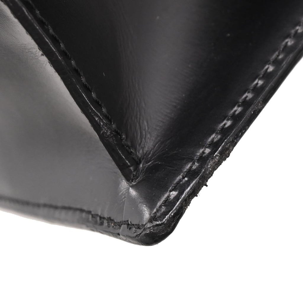 Cartier Panthère Handbag Leather Black Leather Handbag (Authentic  )