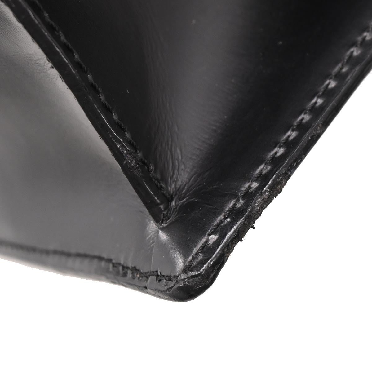 Cartier Panthère Handbag Leather Black Leather Handbag (Authentic  )