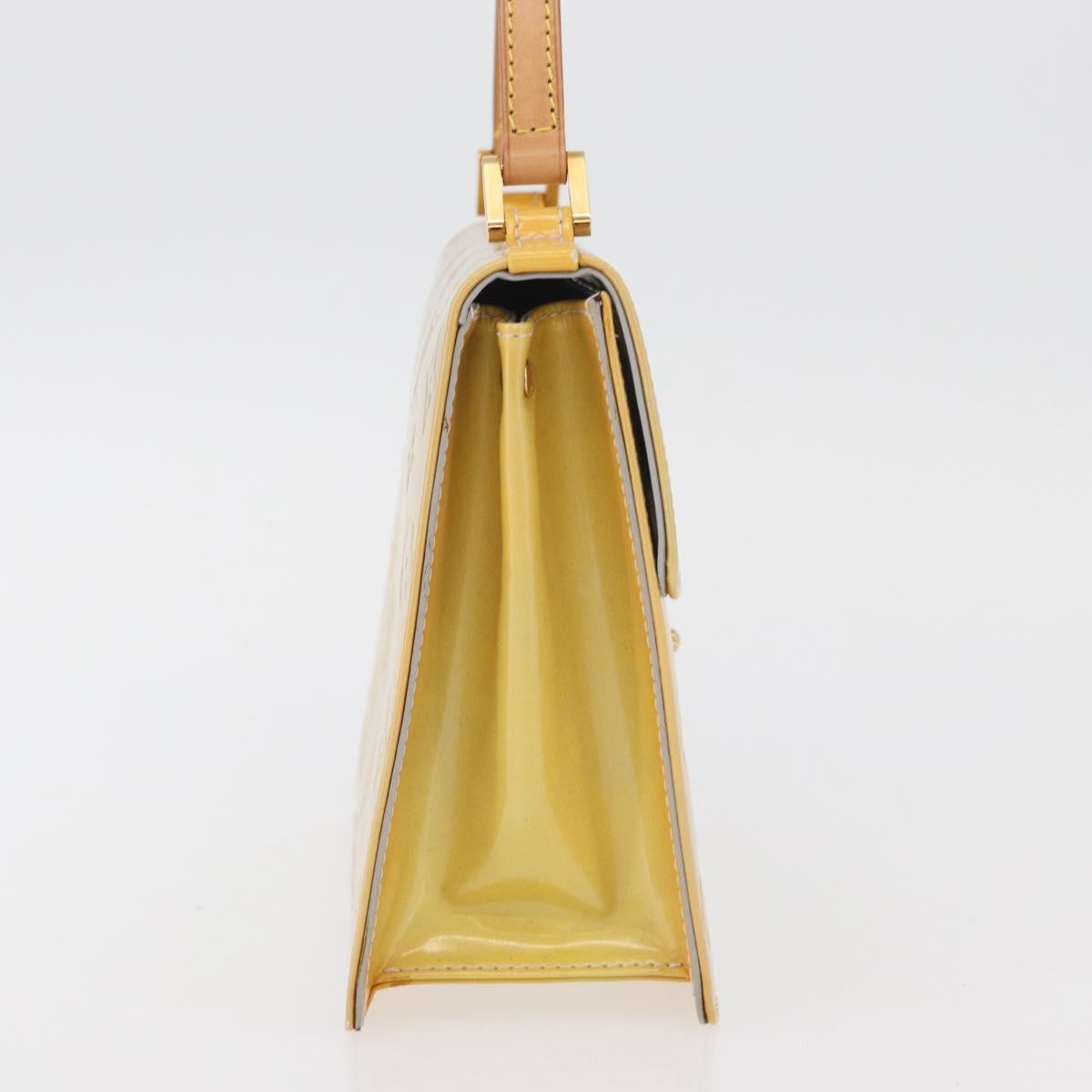 Louis Vuitton Spring Street Nm Handbag Patent Leather Yellow Patent_Leather Handbag ( )