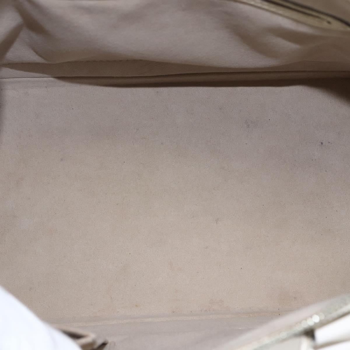 Louis Vuitton Alma Handbag Epi Leather White Leather Handbag (Authentic  )