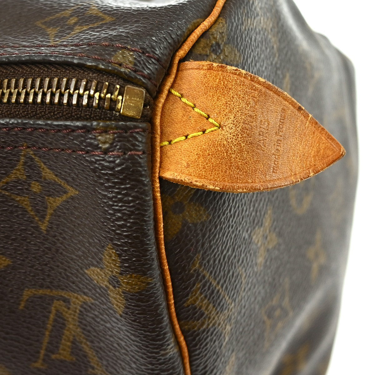 Louis Vuitton Speedy Handbag Monogram Canvas Brown Canvas Handbag ( )
