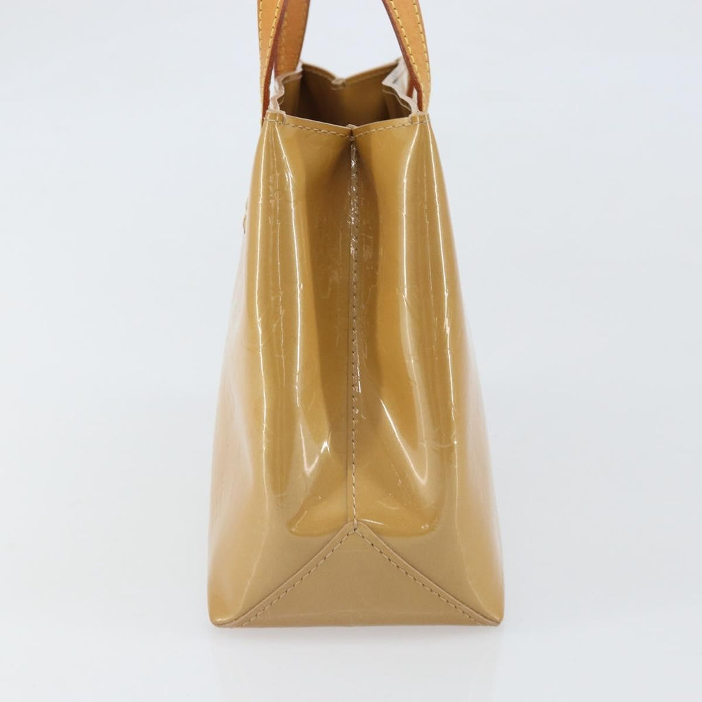 Louis Vuitton Reade Handbag Monogram Vernis Beige Patent_Leather Handbag (Authentic  )