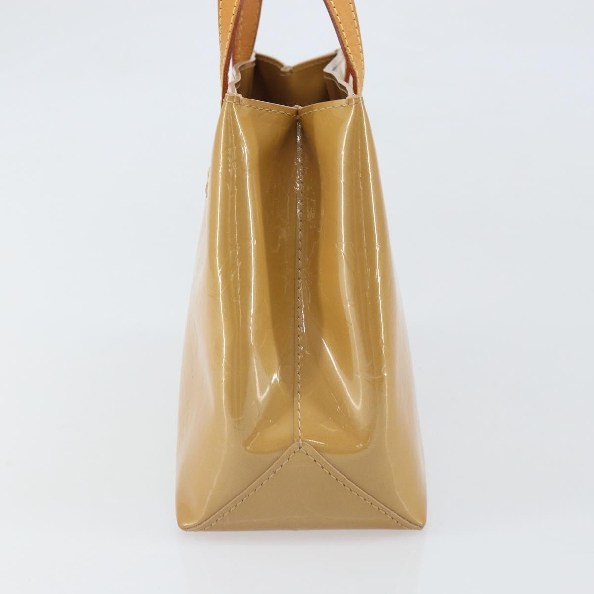 Louis Vuitton Reade Handbag Monogram Vernis Beige Patent_Leather Handbag (Authentic  )