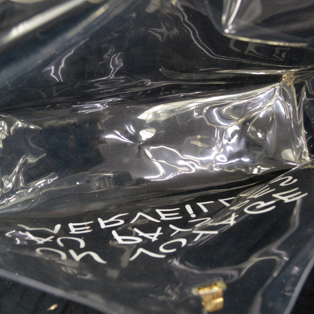 Hermes Kelly Souvenir Bag Vinyl Clear Plastic Handbag (Authentic  )