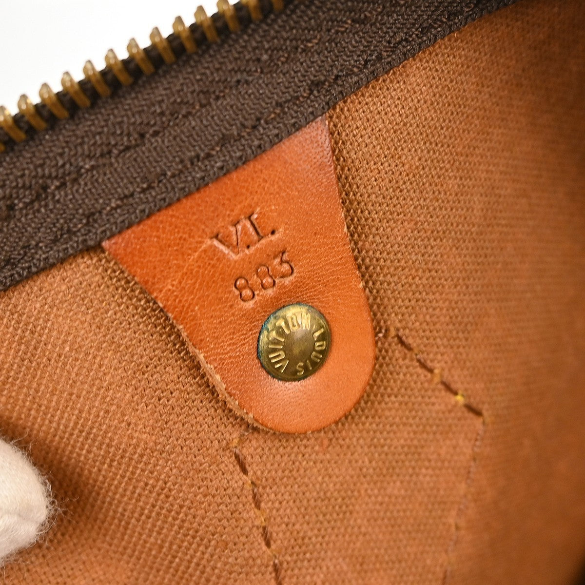 Louis Vuitton Speedy Handbag Monogram Canvas Brown Canvas Handbag ( )