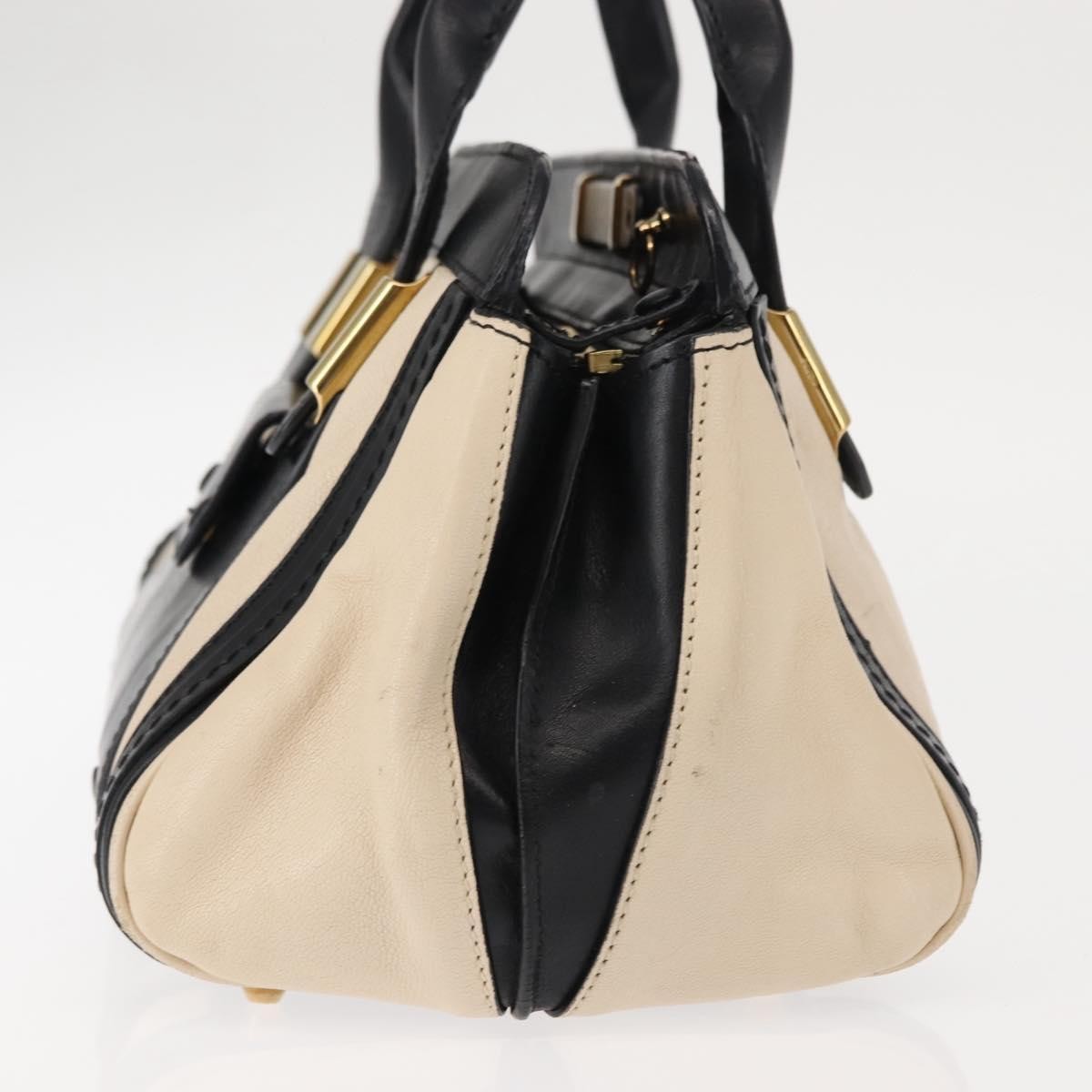 Chloe Alice Satchel Leather White Leather Handbag (Authentic  )
