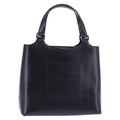 Givenchy Vintage 4G Handbag Leather Navy Leather Handbag (Authentic  )