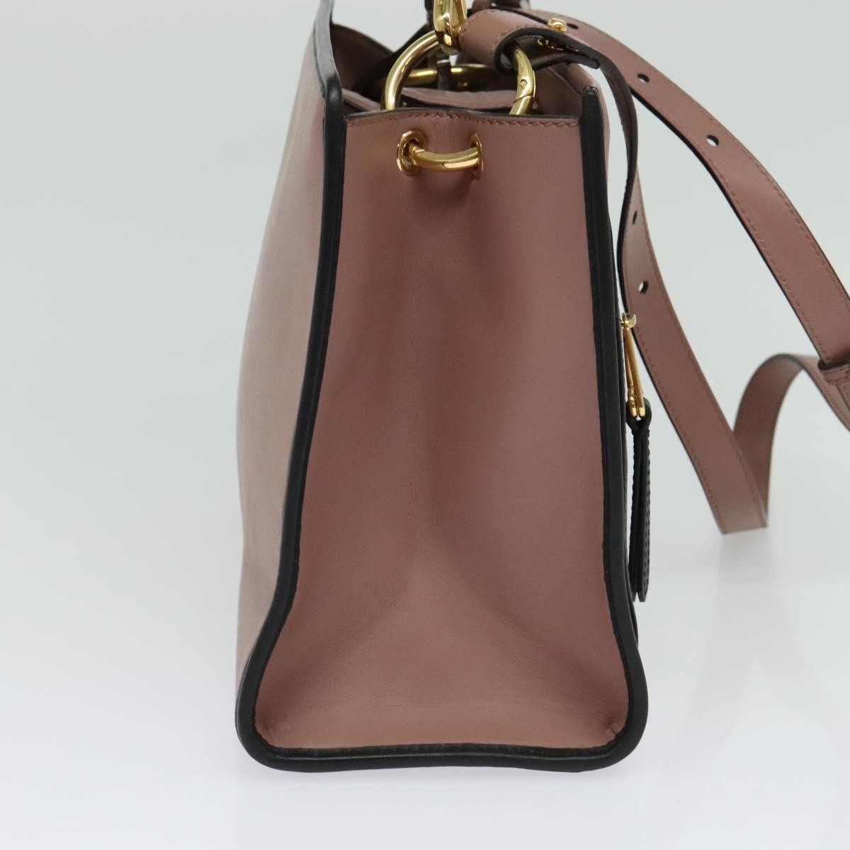Fendi Runaway Bag Leather Pink Leather Bag (Authentic  )