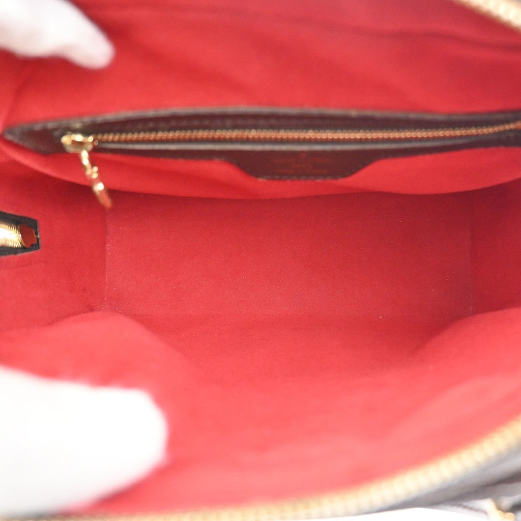 Louis Vuitton Triana Bag Damier Brown Canvas Handbag (Authentic  )