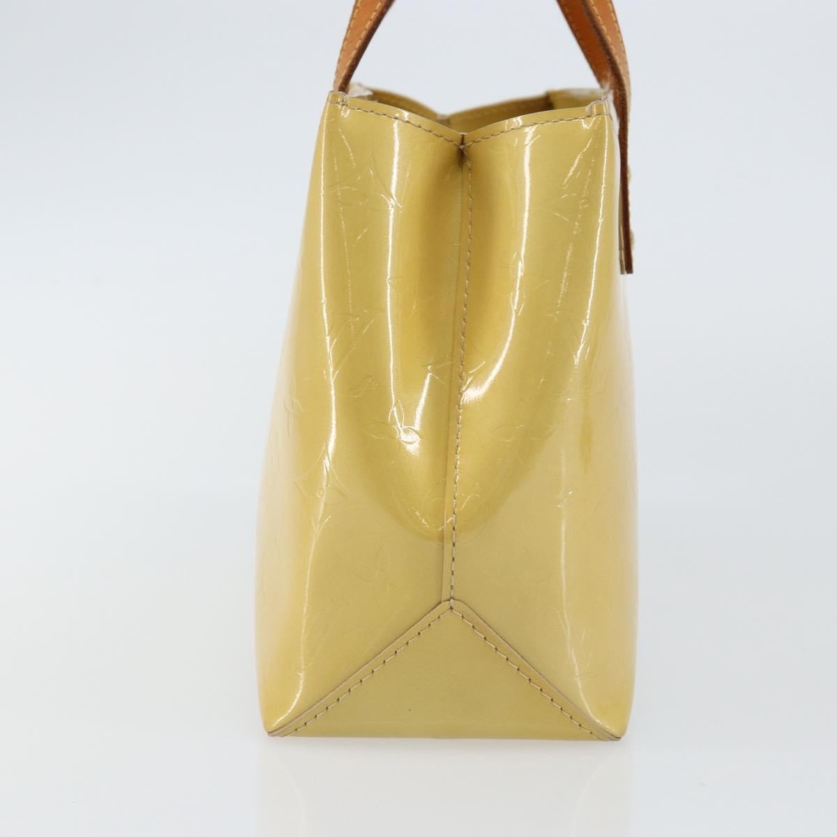 Louis Vuitton Reade Handbag Monogram Vernis Beige Patent_Leather Bag (Authentic  )