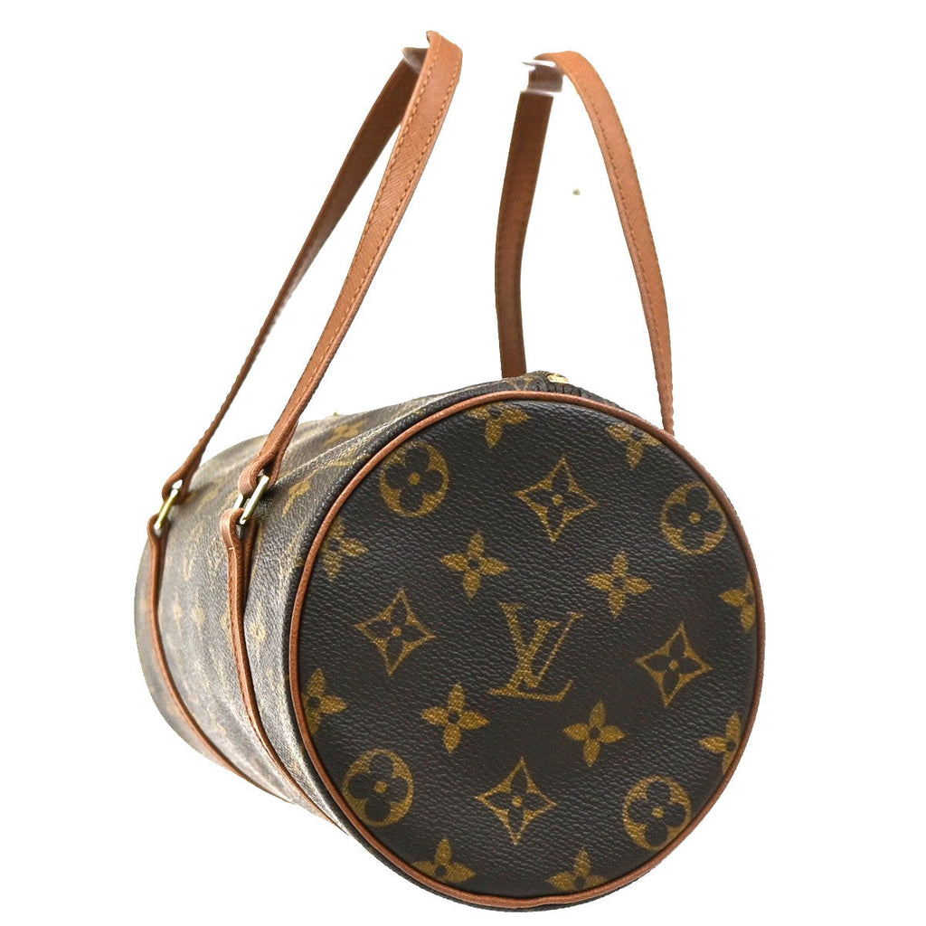 Louis Vuitton Papillon Handbag Monogram Canvas Brown Canvas Handbag ( )