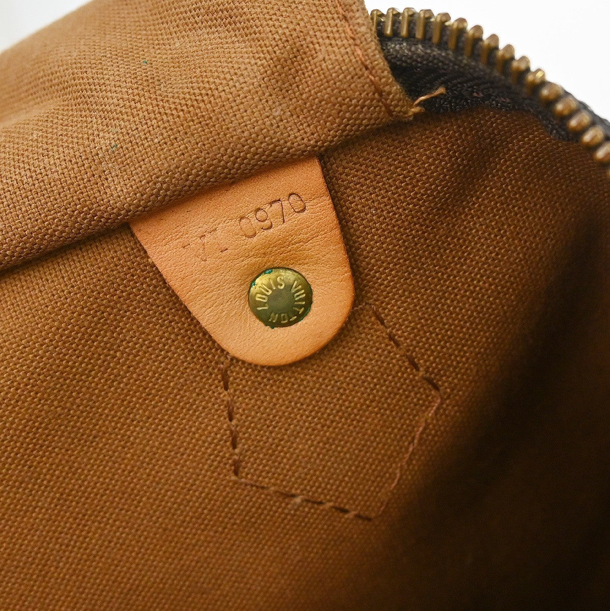 Louis Vuitton Speedy Handbag Monogram Canvas Brown Canvas Handbag ( )