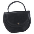 Givenchy Vintage 4G Handbag Leather Black Leather Handbag (Authentic  )