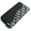 Dior Oblique Jacquard Long Zip Wallet