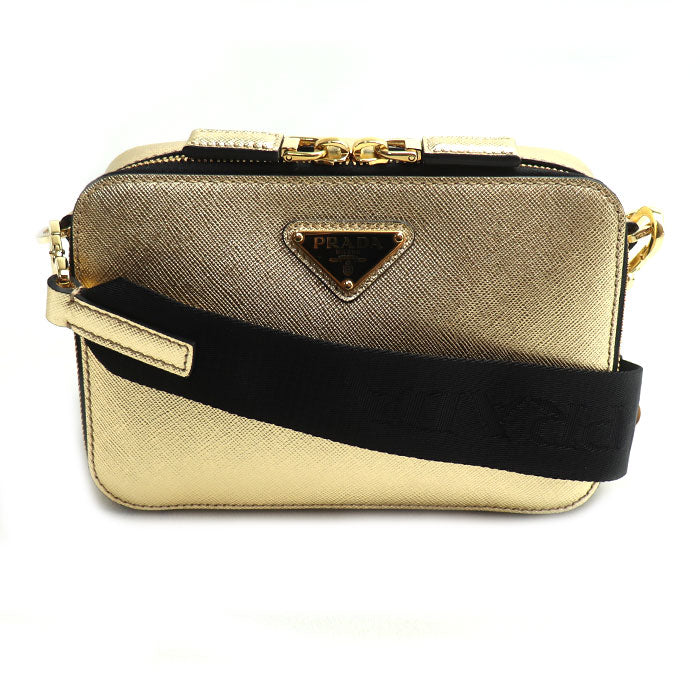 Prada Brick Saffiano Leather Shoulder Bag