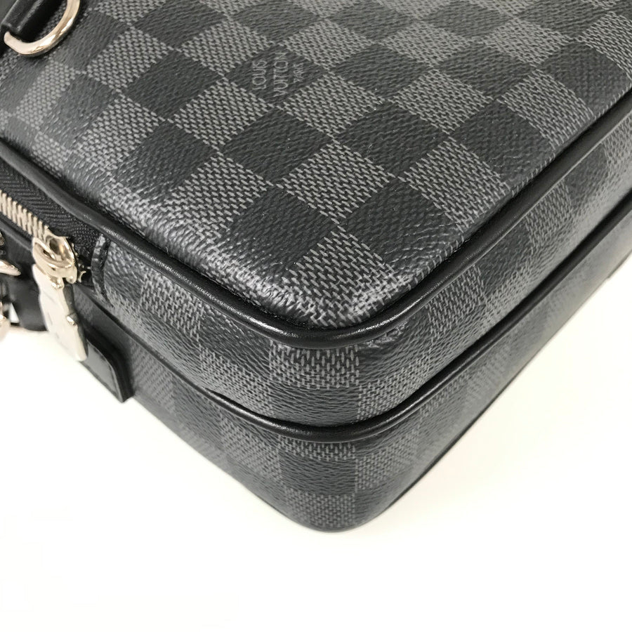 LOUIS VUITTON Damier Graphite Trocadero Messenger PM N40087 Shoulder bag
