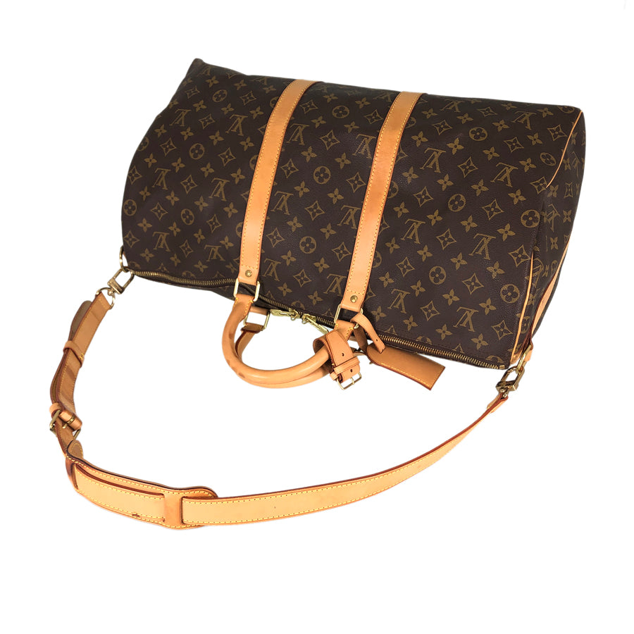 LOUIS VUITTON Monogram Keepall Bandouliere 50 M41416 Boston bag