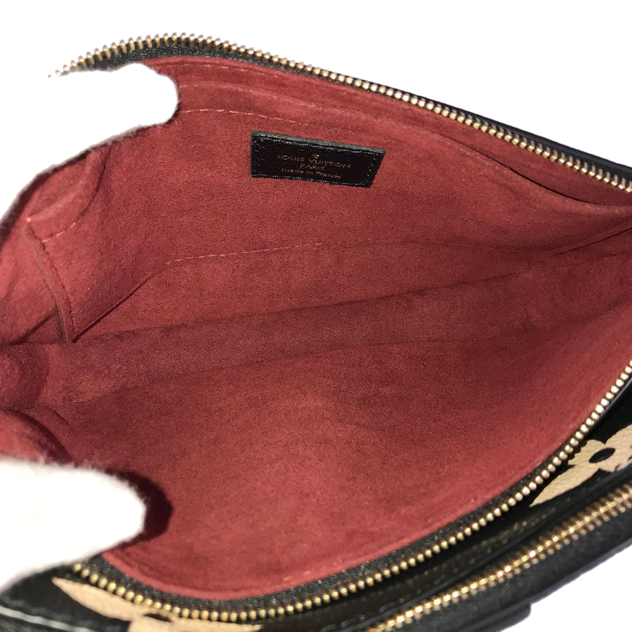 LOUIS VUITTON Monogram Empreinte Bicolor Multi Pochette Accessoires M45777 Shoulder bag