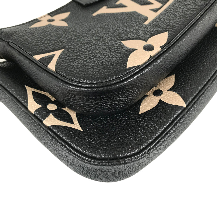 LOUIS VUITTON Monogram Empreinte Bicolor Multi Pochette Accessoires M45777 Shoulder bag