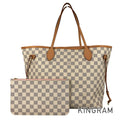 LOUIS VUITTON Damier Azur Neverfull MM N41605 Tote bag