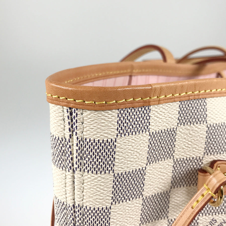 LOUIS VUITTON Damier Azur Neverfull MM N41605 Tote bag
