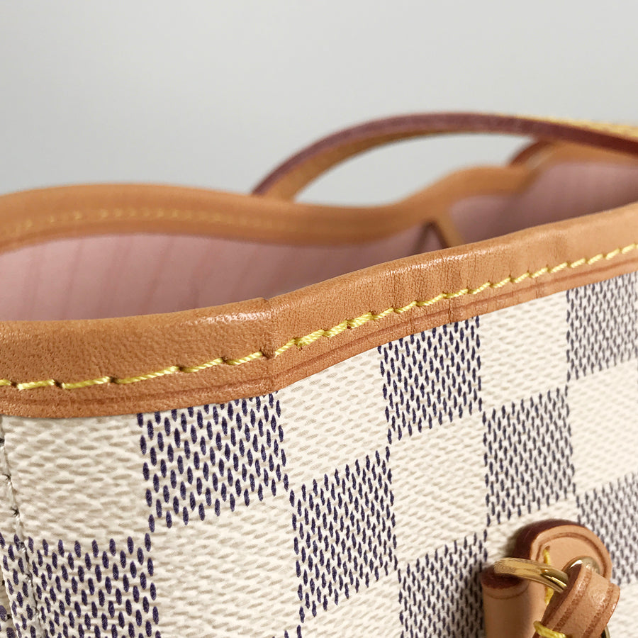 LOUIS VUITTON Damier Azur Neverfull MM N41605 Tote bag