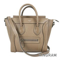 CELINE Luggage Nano Shopper Hand bag