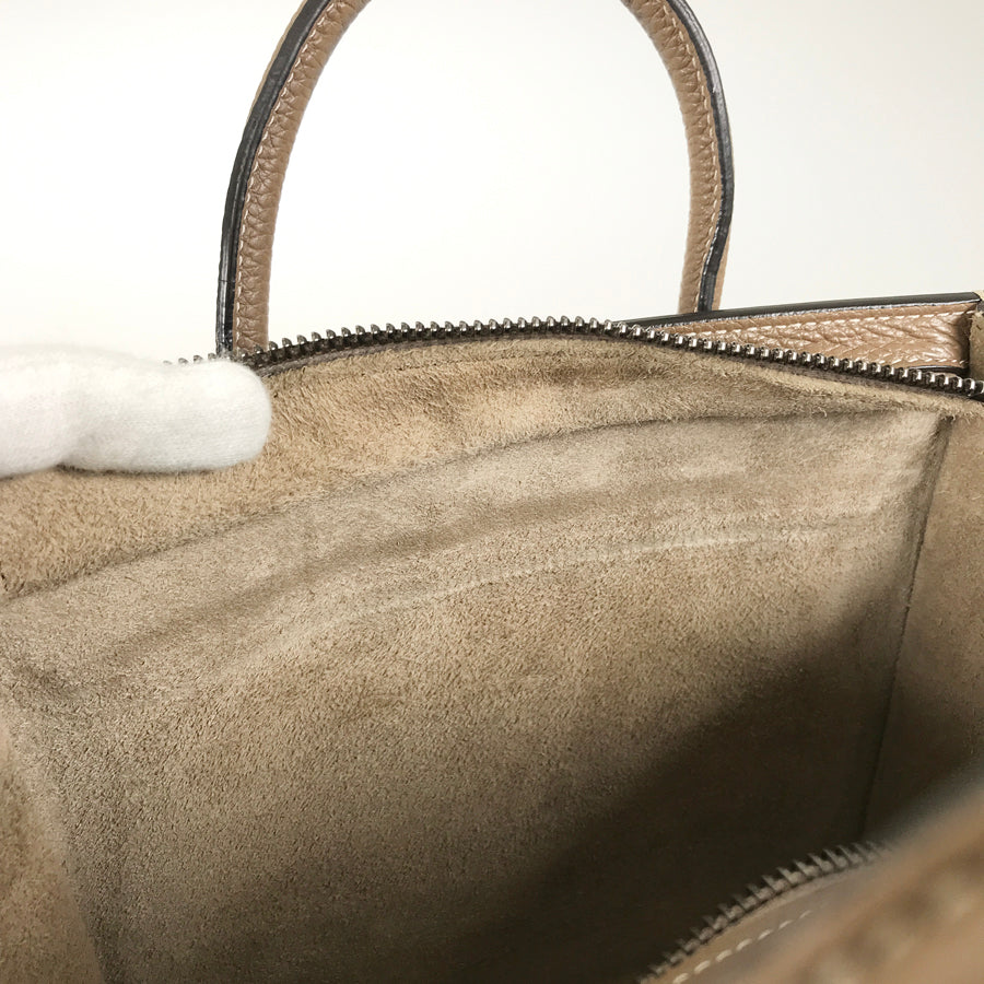 CELINE Luggage Nano Shopper Hand bag