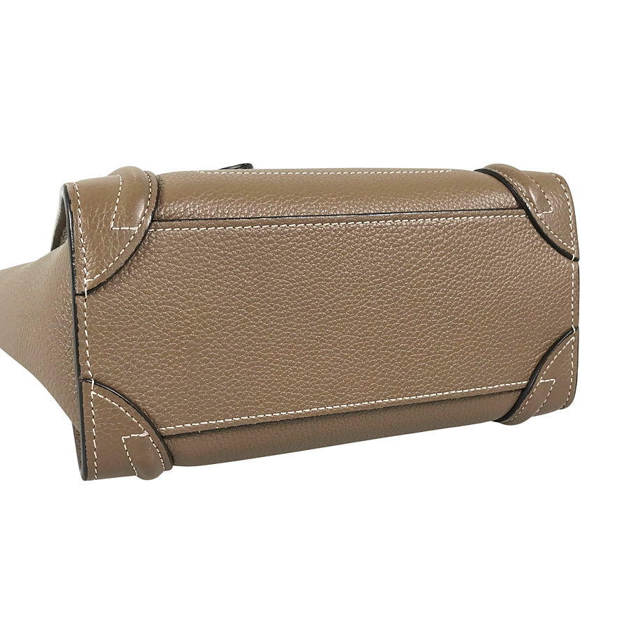 CELINE Luggage Nano Shopper Hand bag