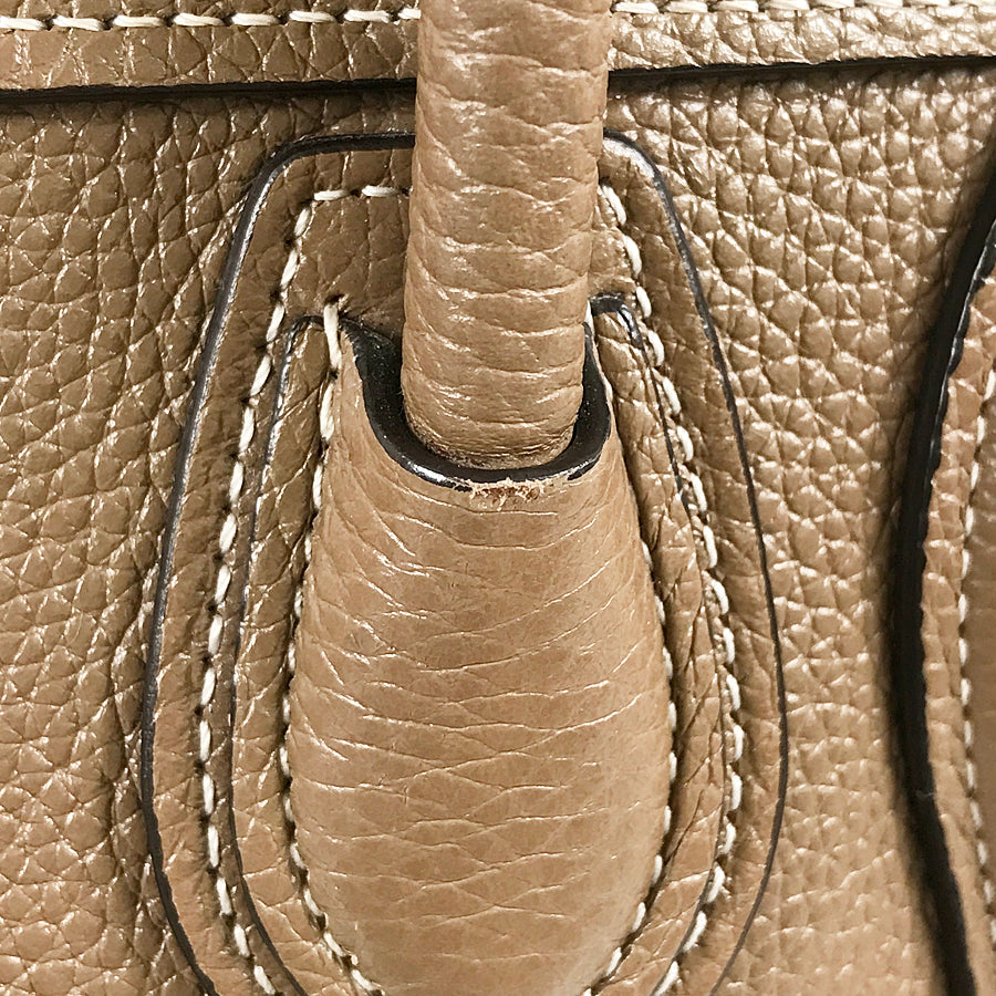 CELINE Luggage Nano Shopper Hand bag