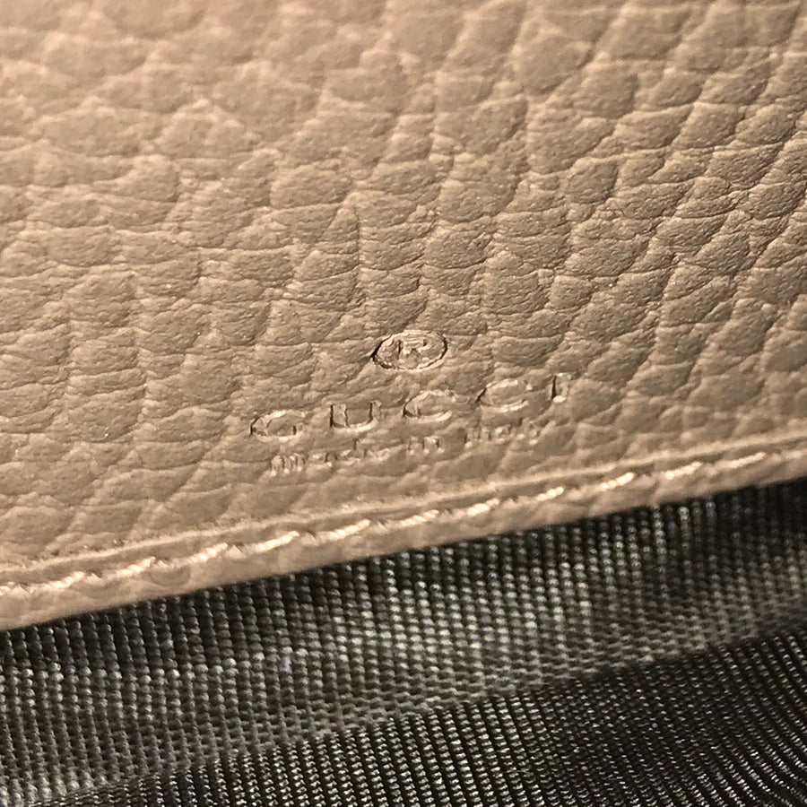 GUCCI Double G Bicolor Continental Wallet 456116 Long wallet Folding cover lid