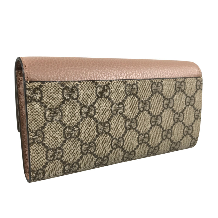 GUCCI Double G Bicolor Continental Wallet 456116 Long wallet Folding cover lid