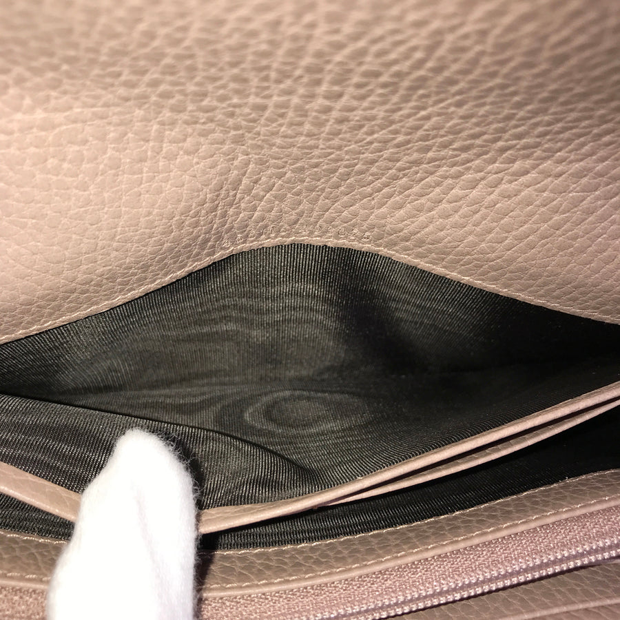 GUCCI Double G Bicolor Continental Wallet 456116 Long wallet Folding cover lid