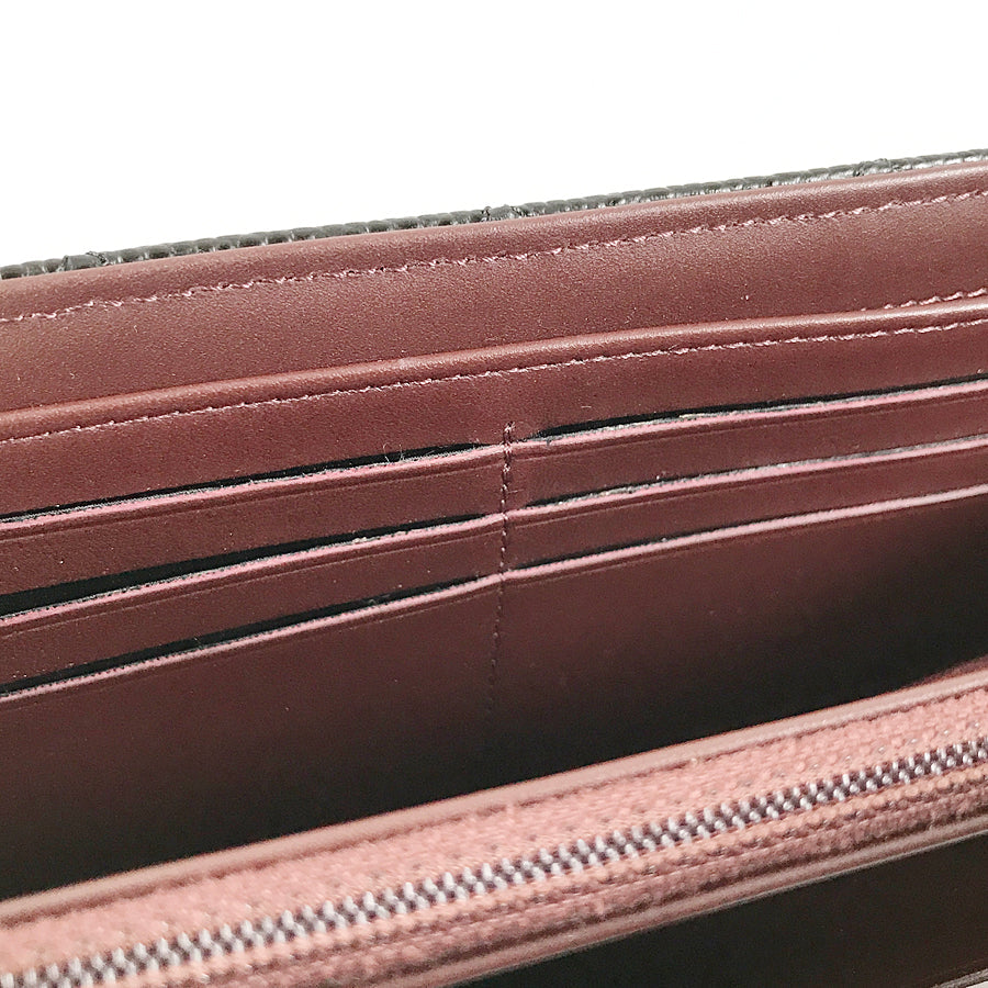 CHANEL Matelasse Long wallet Folding cover lid