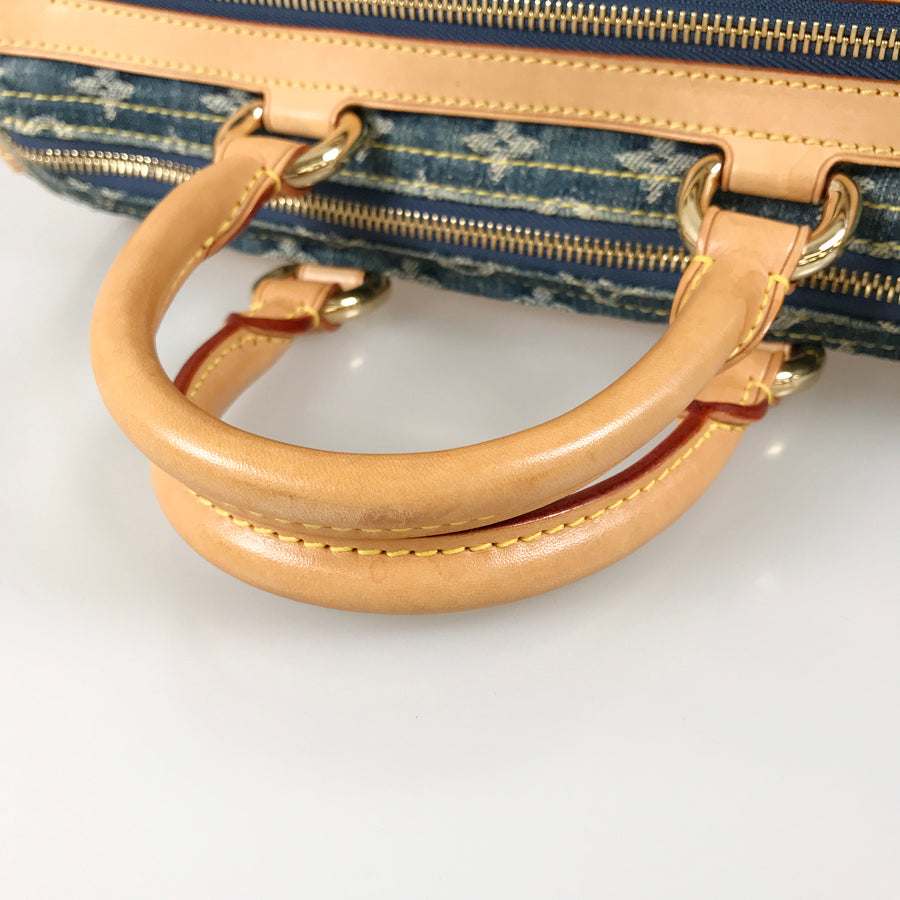 LOUIS VUITTON Monogram Denim Neo Speedy M95019 Hand bag