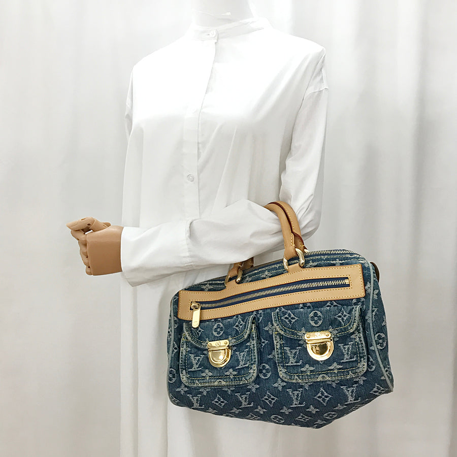 LOUIS VUITTON Monogram Denim Neo Speedy M95019 Hand bag