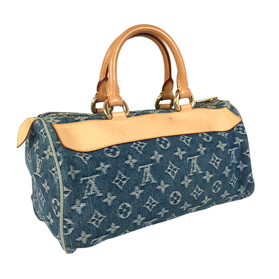LOUIS VUITTON Monogram Denim Neo Speedy M95019 Hand bag