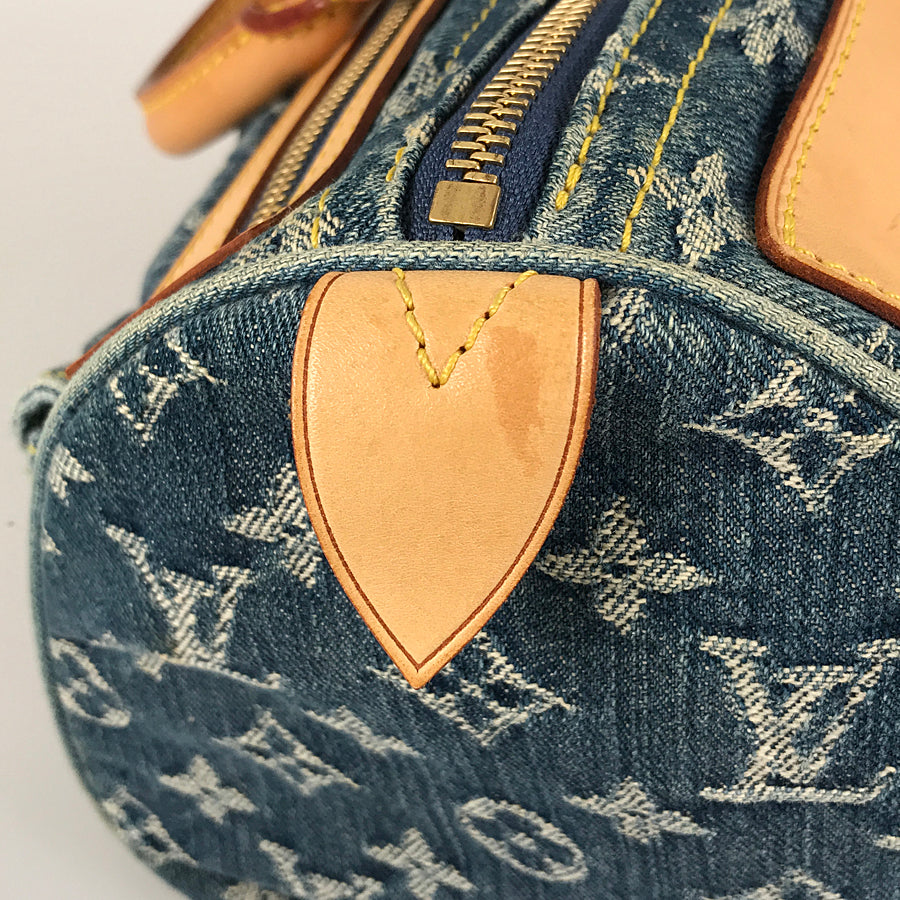 LOUIS VUITTON Monogram Denim Neo Speedy M95019 Hand bag