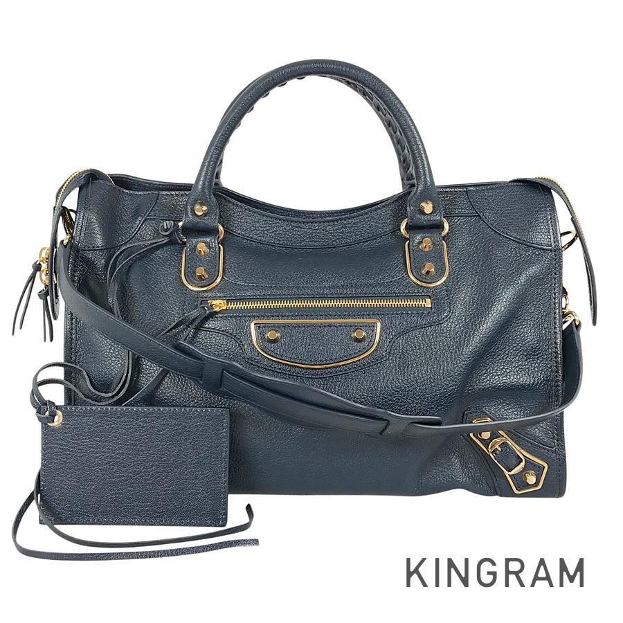 BALENCIAGA City Classic Metallic Edge 390154 Hand bag