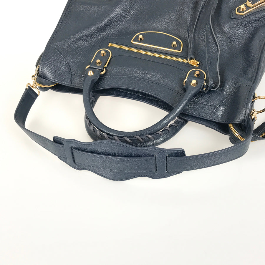 BALENCIAGA City Classic Metallic Edge 390154 Hand bag