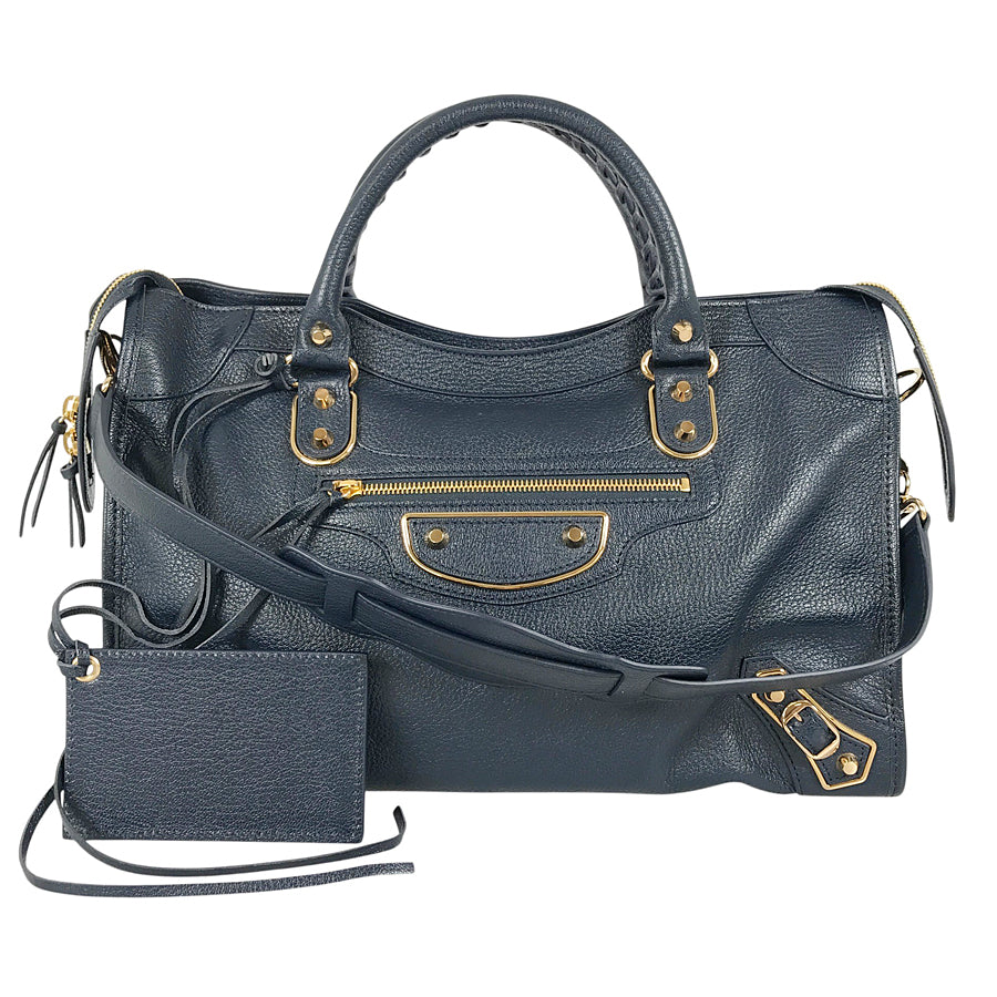 BALENCIAGA City Classic Metallic Edge 390154 Hand bag