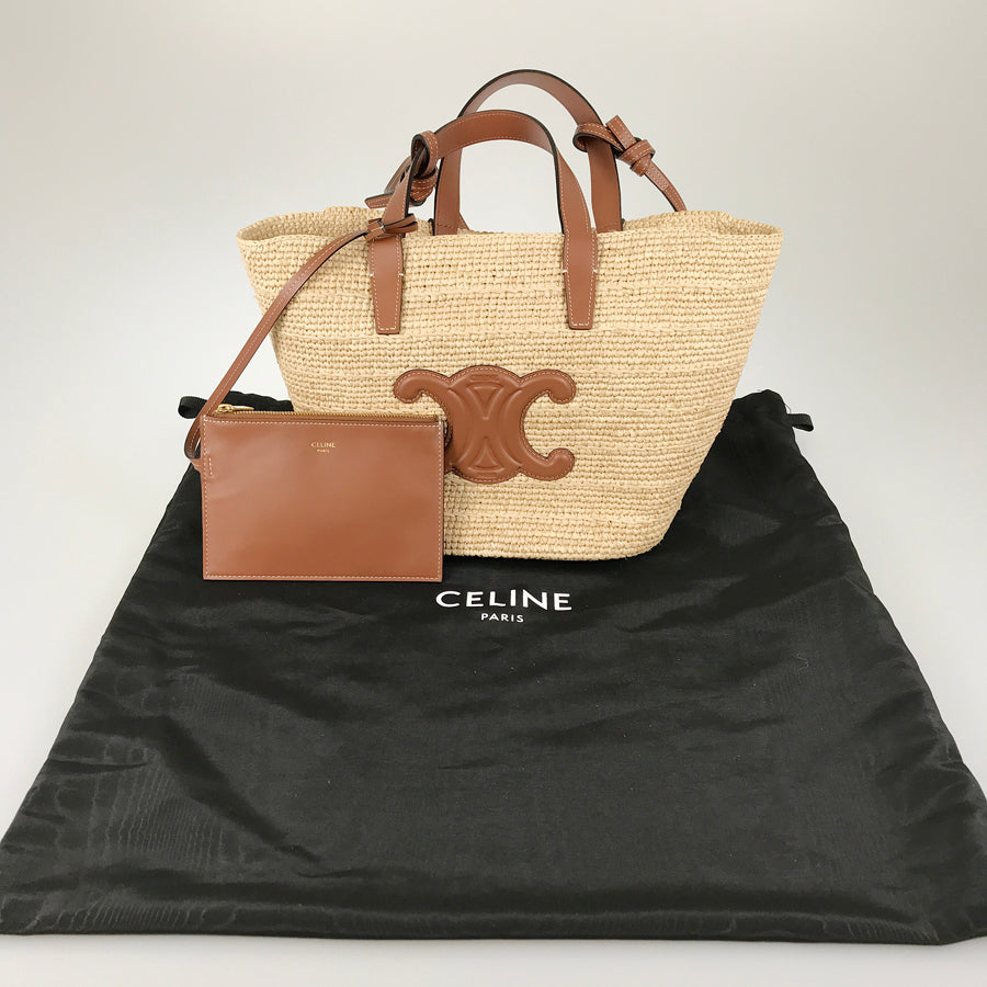 CELINE Triomphe Teen Supple Classic Panniers 115802FF7.04LU Tote bag
