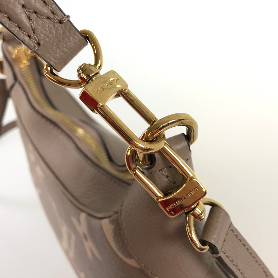 LOUIS VUITTON Monogram Empreinte Bicolor Bagatelle NM M46112 Shoulder bag
