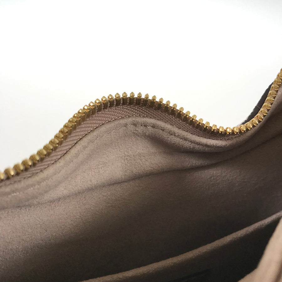 LOUIS VUITTON Monogram Empreinte Bicolor Bagatelle NM M46112 Shoulder bag