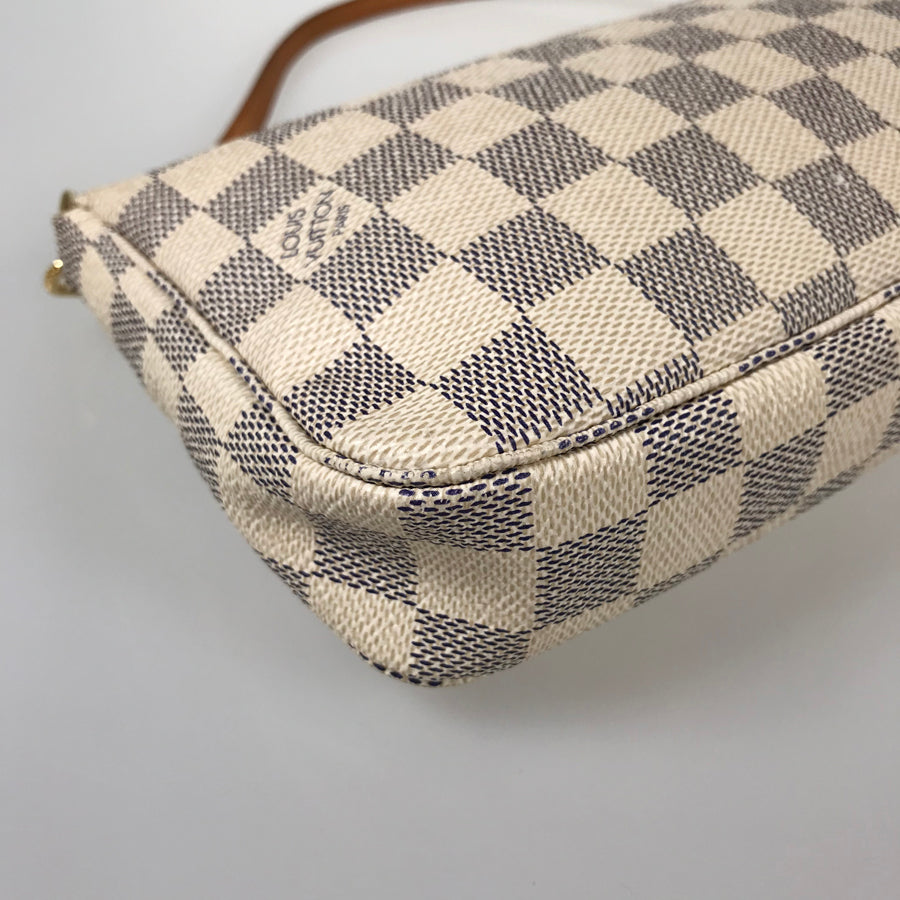 LOUIS VUITTON Damier Azur Pochette Accessoires N41207 Pouch